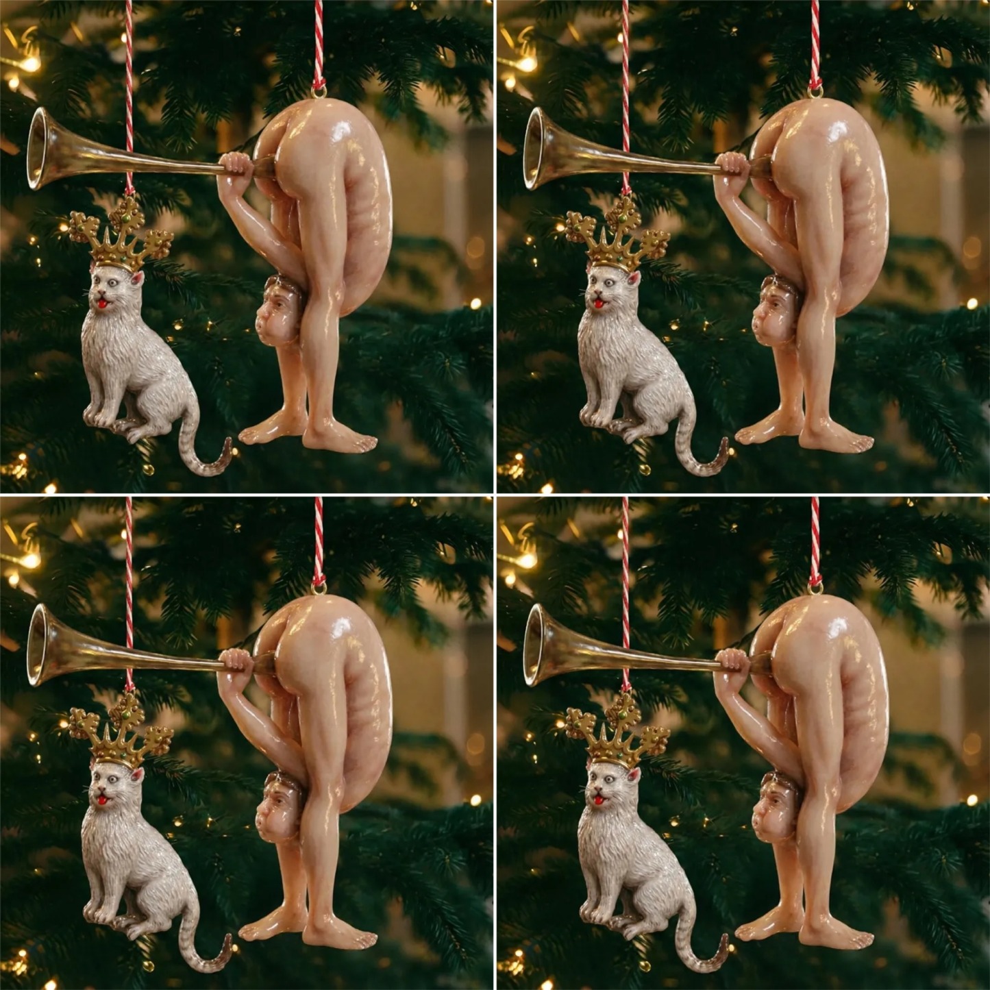 🔥 Black Friday 50% OFF --Limited-time offer: Buy 1 Get 1 Free-Funny Medieval Grotesque Ornament