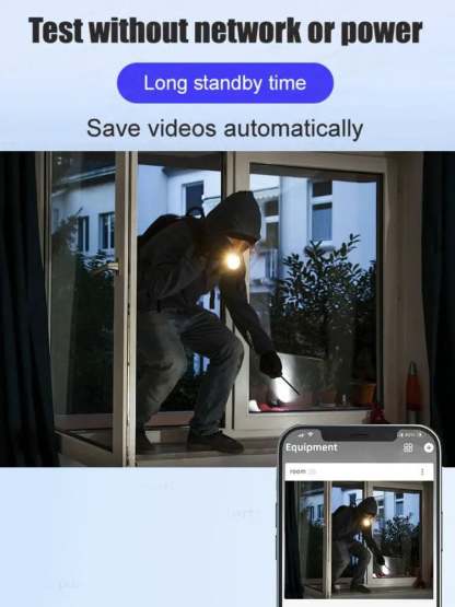 [Upgraded ultra-invisible] No-plug camera🔥