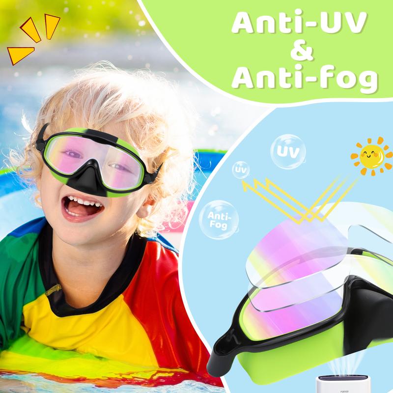 🏊‍♀️Last Day Buy 1 Get 1 Free🏊‍♀️-HD children's large frame waterproof and anti-fog swimming goggles🏊‍♀️