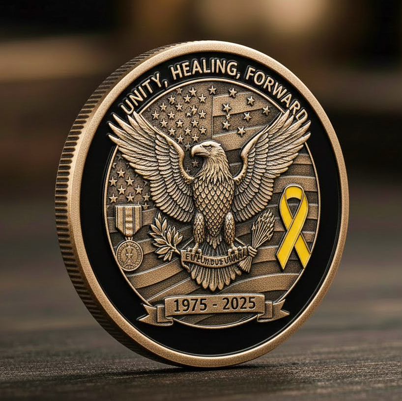 🎖️: Vietnam War 50th Anniversary Challenge Coin 🤝
