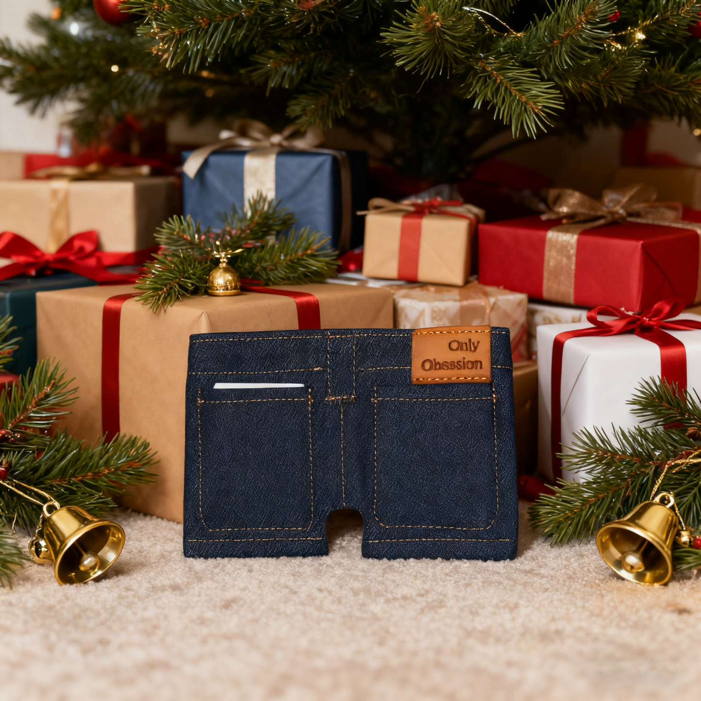 Handmade Denim Shorts Wallet