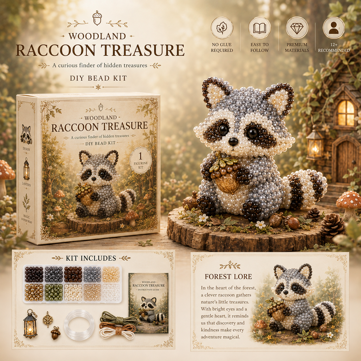 🎁Cute Beaded Animal DIY Kits