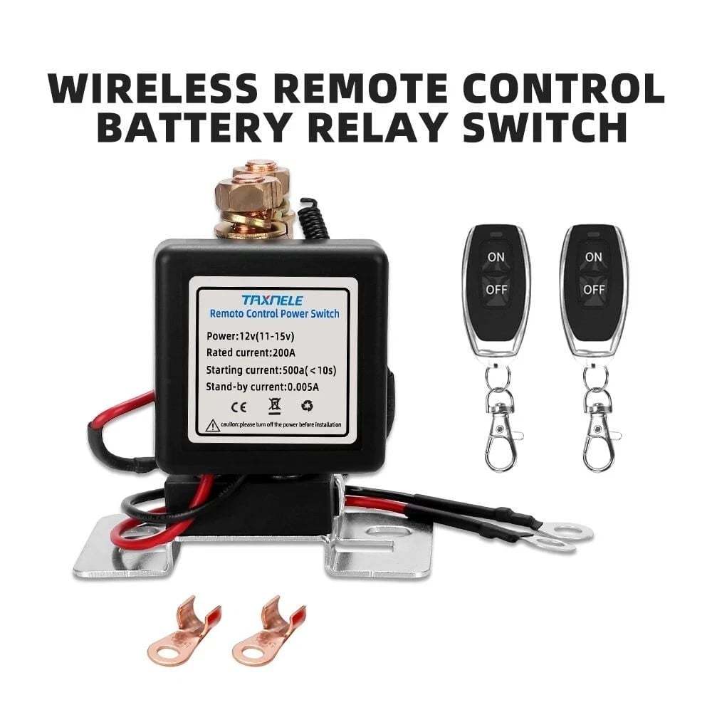 WIRELESS REMOTE CONTROL BATTERY RELAY SWITCH 🔌