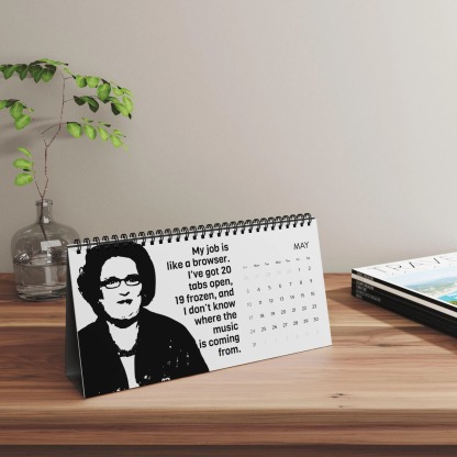 💥Sarcastic Office Quotes Desktop Calendar (2026)