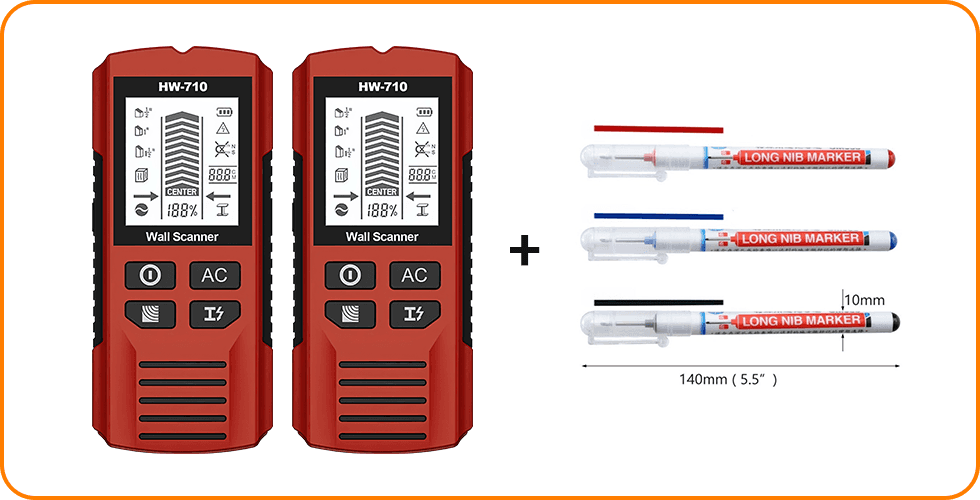 🪛Multifunctional Handheld Metal & Wall Detector