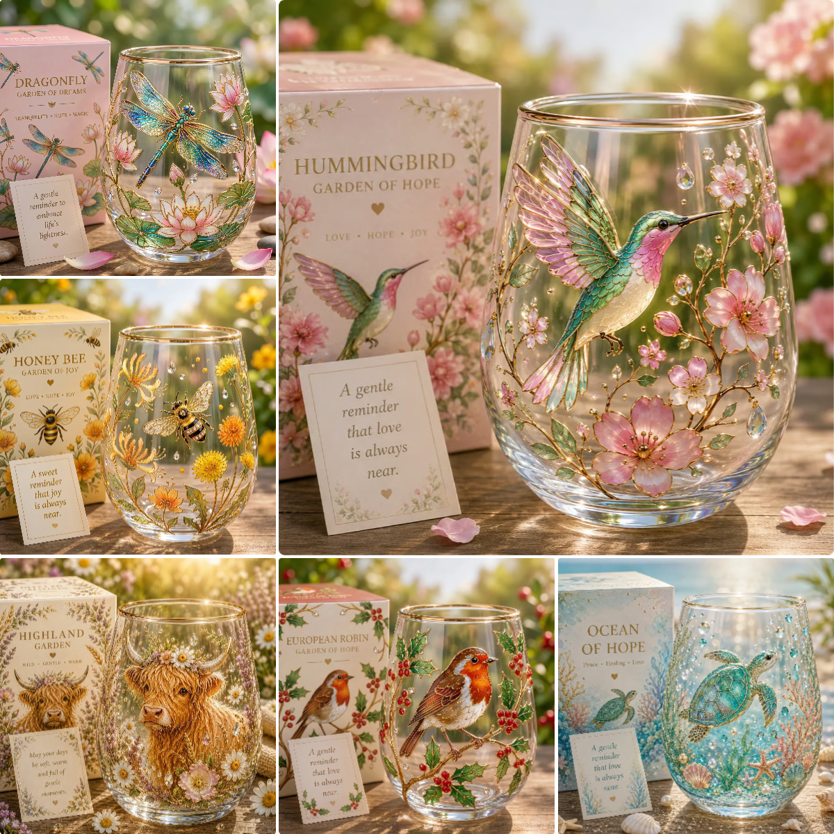 🔥LAST DAY 49% OFF - 🌸🌿 Limited Edition 2026 Garden Morning Bliss Glass Tea Cup☀️☕