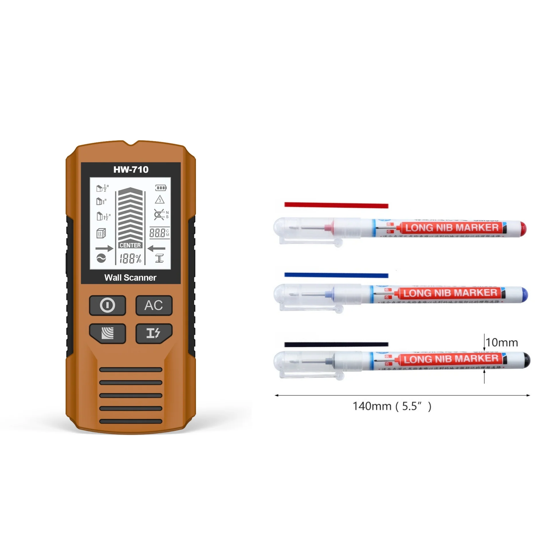 🪛Multifunctional Handheld Metal & Wall Detector