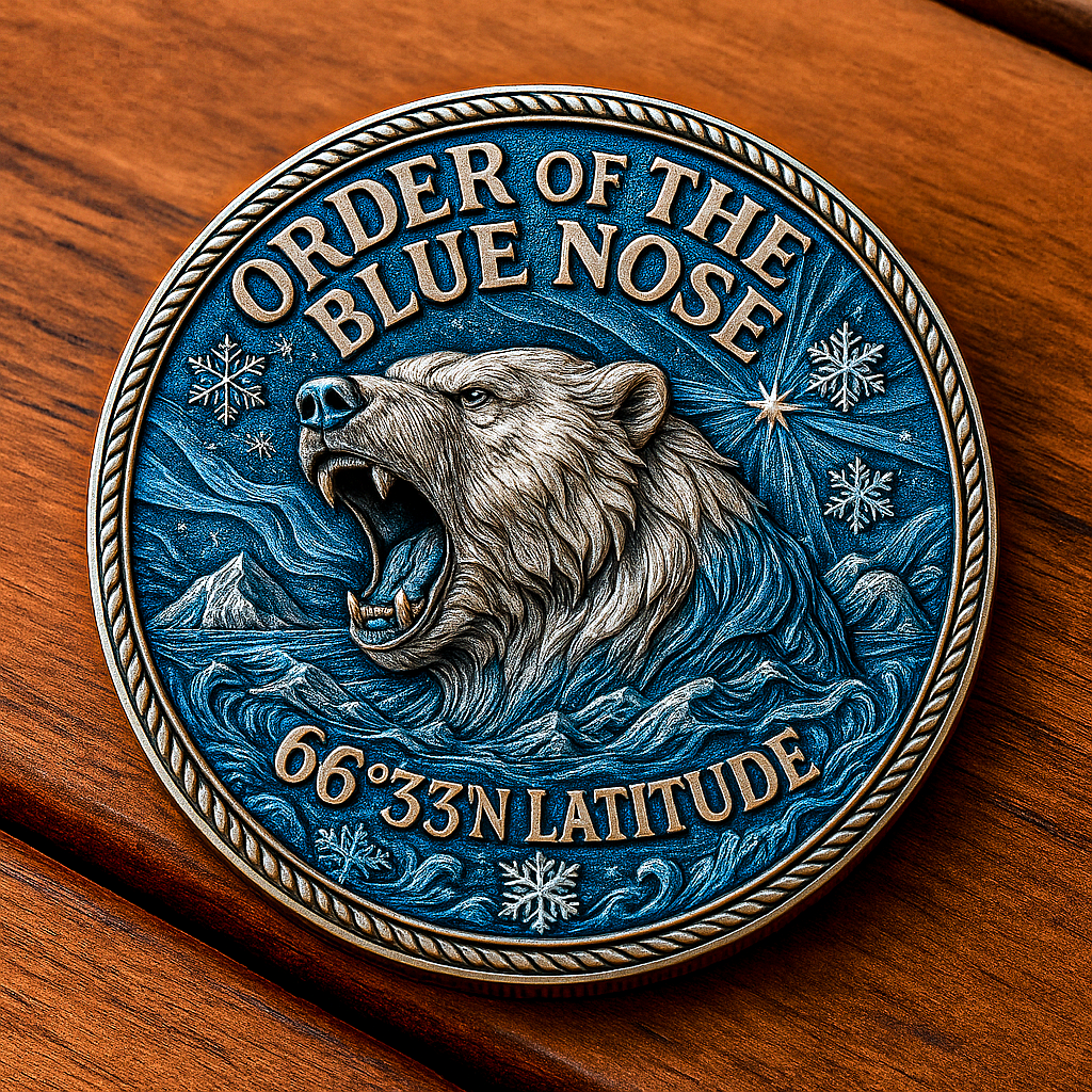 💥U.S. Coast Guard 'Blue Nose' Challenge Coin