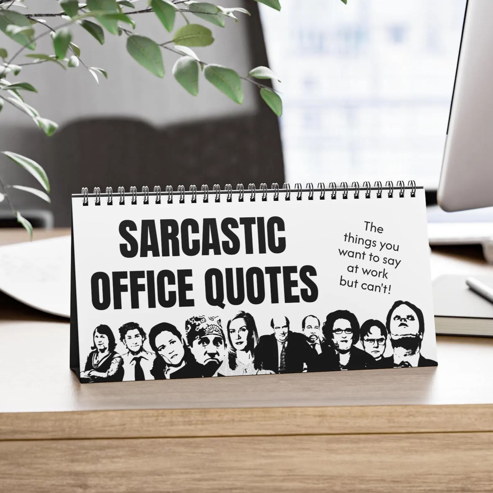 💥Sarcastic Office Quotes Desktop Calendar (2026)