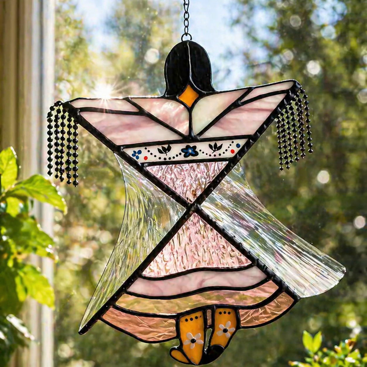 💃DIY Handmade Stained Glass Spinner💥