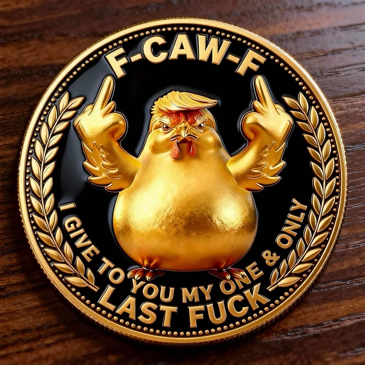 💥The F-CAW-F Coin — For Those Who Laugh at Life and Give Zero F*cks!