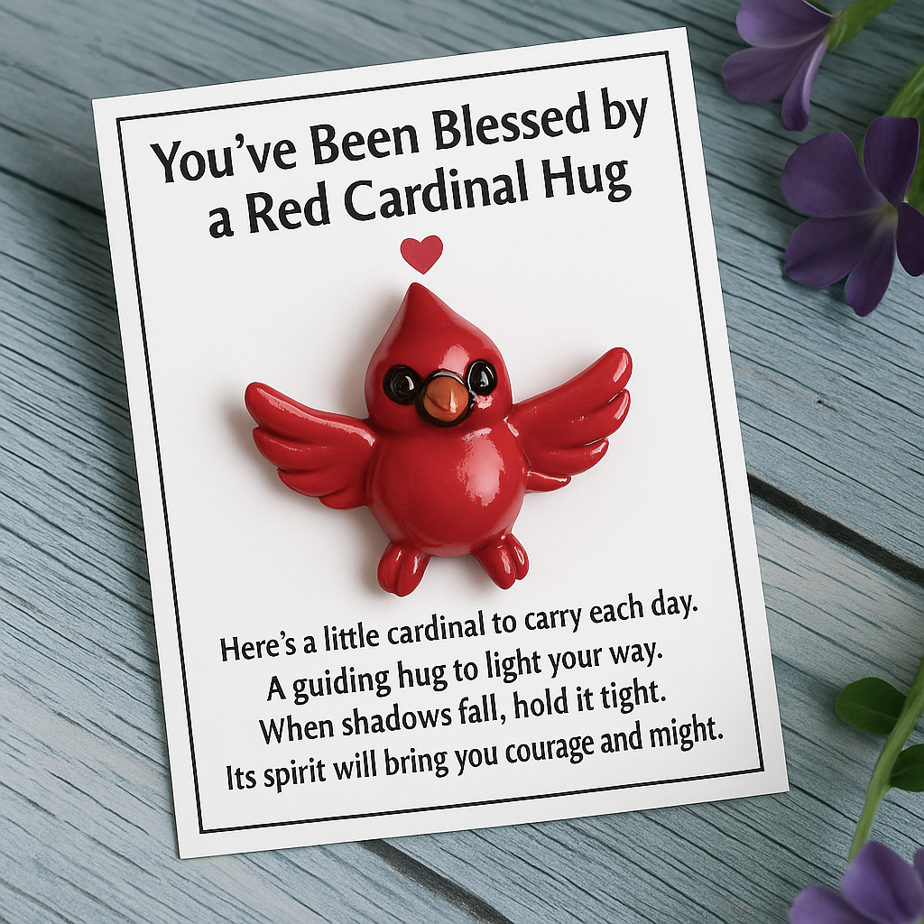 Red Cardinal Pocket Hug 🐦