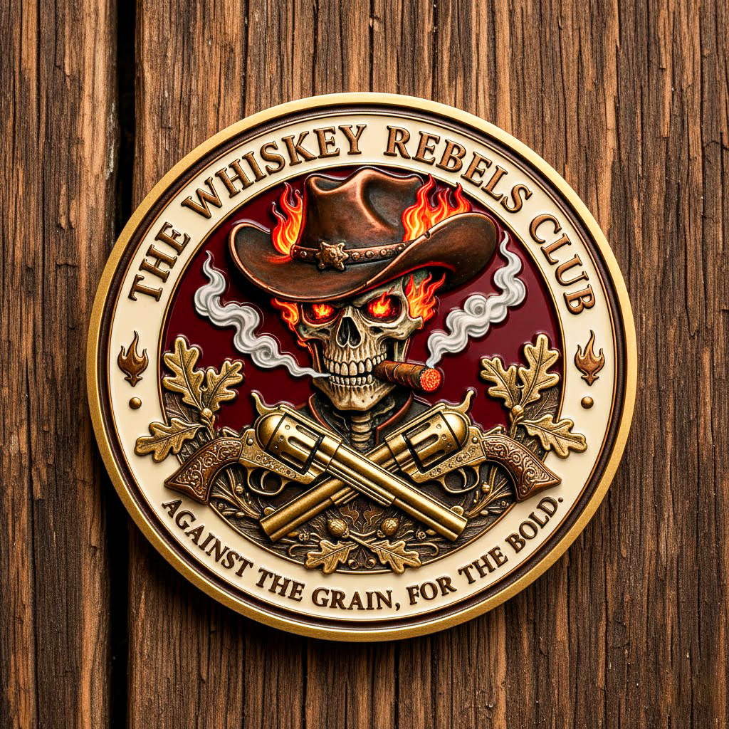 ⚡ Black Friday 24H Flash Sale -Whiskey Rebels Club Commemorative Coin