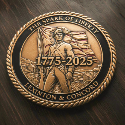 The Spark of Liberty ⭐: 250th Anniversary Commemorative Coin 🦅