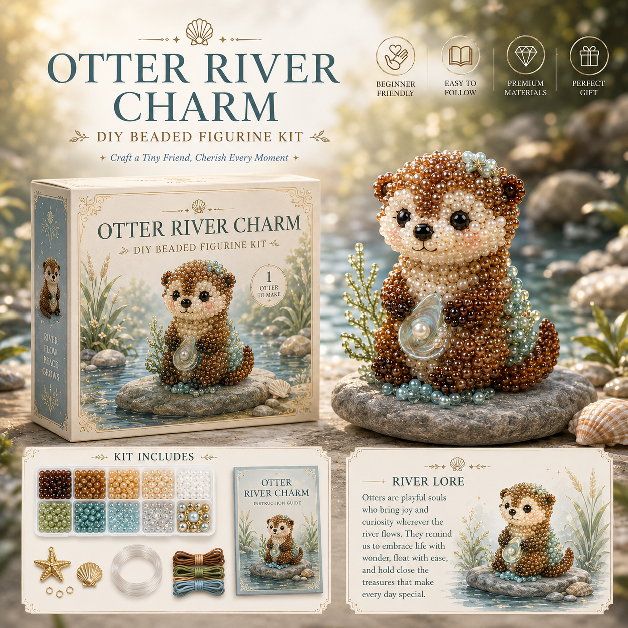 🎁Cute Beaded Animal DIY Kits