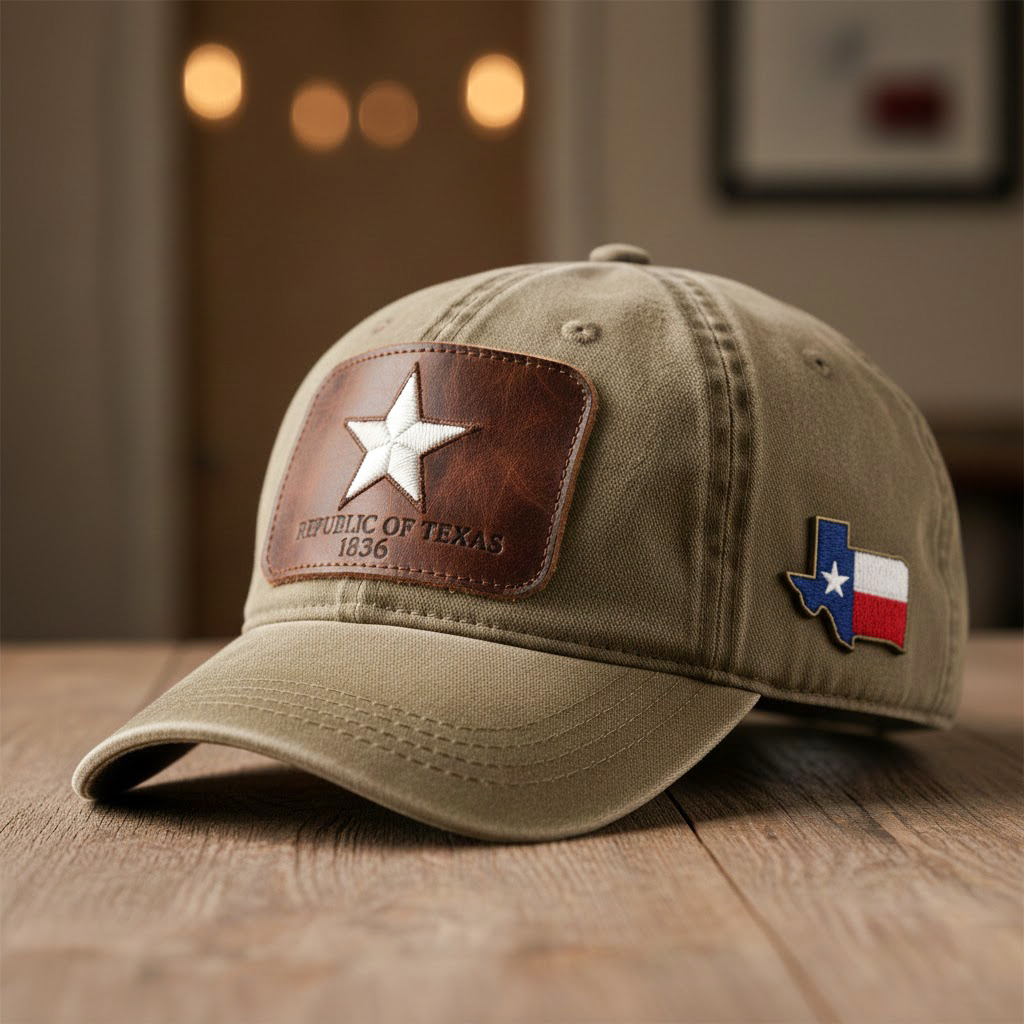 The Lone Star Spirit ⭐: Republic of Texas Heritage Cap 🤠