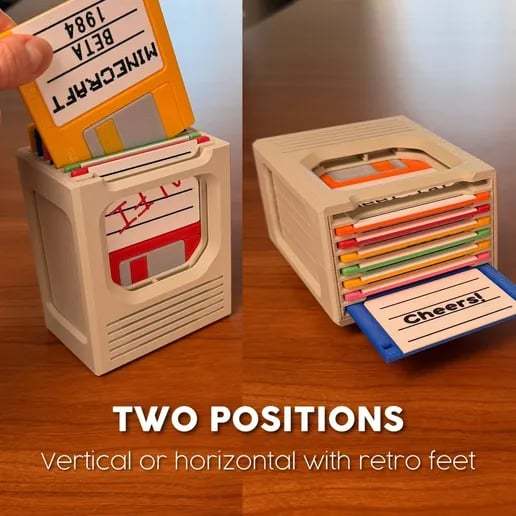 THE RETRO-TECH COASTER HOLDER💾