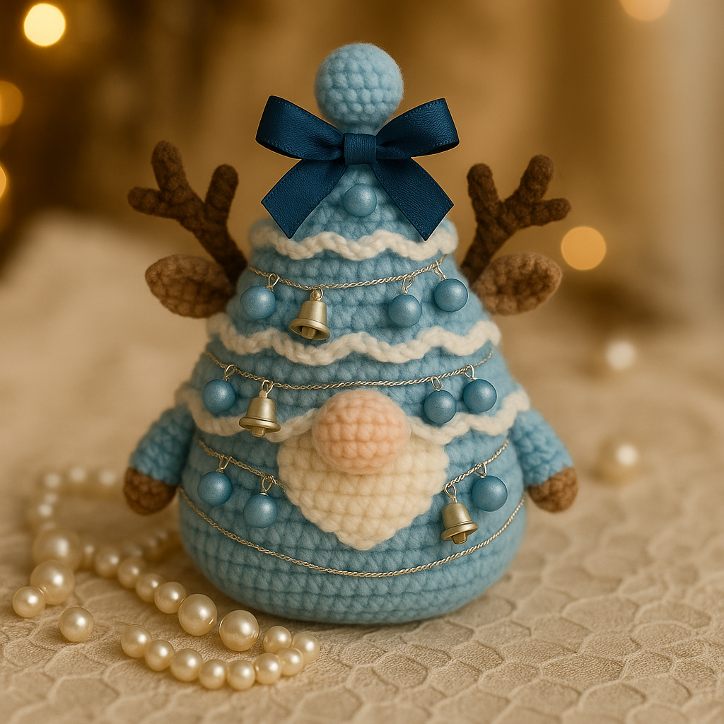 Crochet Christmas Gnome Tree
