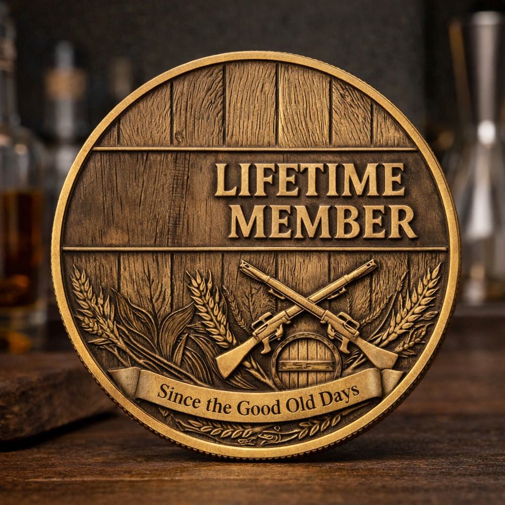 Old Bastards Whisky Club – Lifetime Member Commemorative Coin