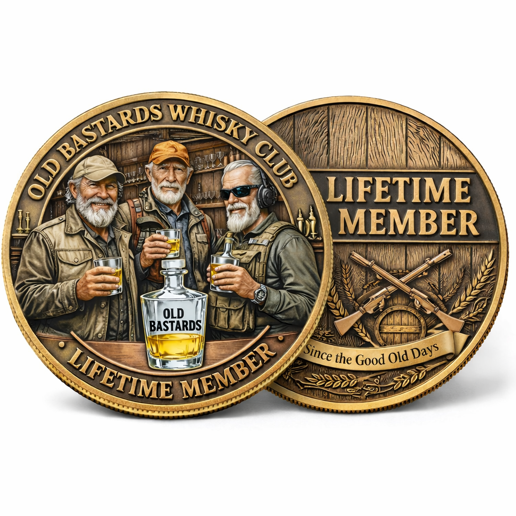 Old Bastards Whisky Club – Lifetime Member Commemorative Coin