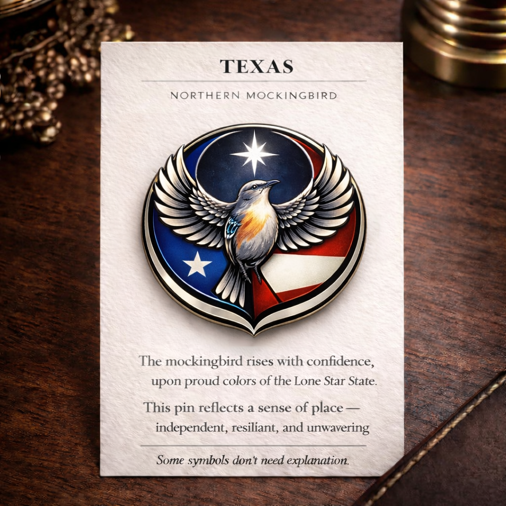 State Bird Pins Collection