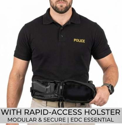 🔫🎒Multifunctional Concealed Carry Hip Bag with Rapid-Access Holster