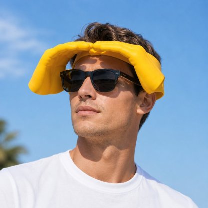 Third Hand Hands-Free Sun Visor Headband
