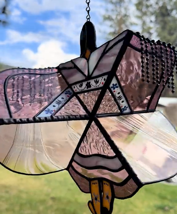 DIY Handmade Stained Glass Spinner