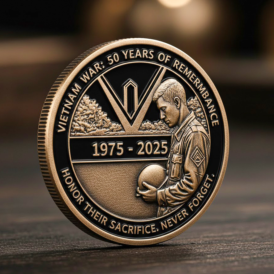 🎖️: Vietnam War 50th Anniversary Challenge Coin 🤝