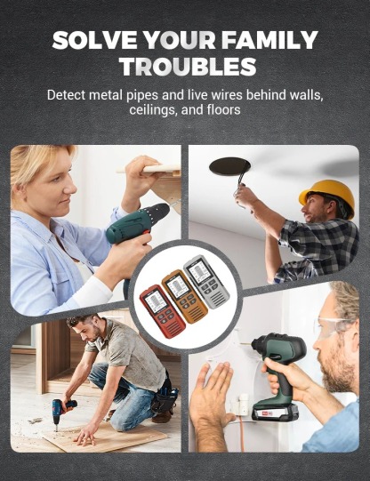 🪛Multifunctional Handheld Metal & Wall Detector