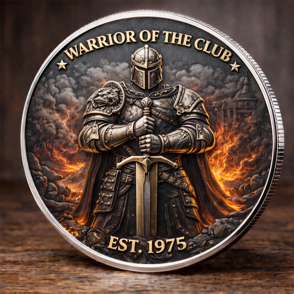 🏆 New Year Special Offer, 50% Off! 🔥「WARRIOR CLUB: FLAME WOLF COIN」
