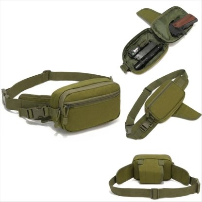 🔫🎒Multifunctional Concealed Carry Hip Bag with Rapid-Access Holster