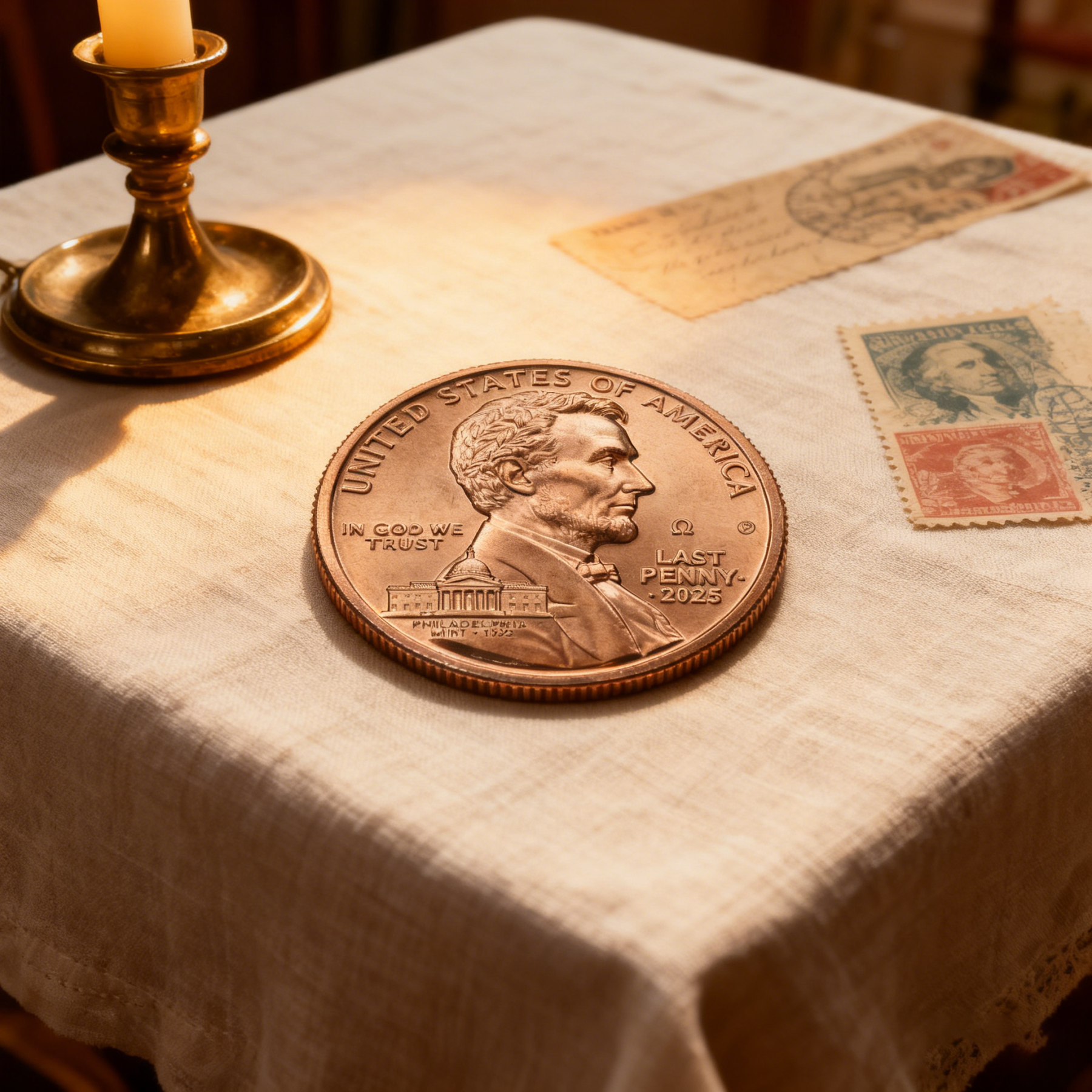 The Last Penny 🕰️: Lincoln Bicentennial Industrial Coin ⚙️