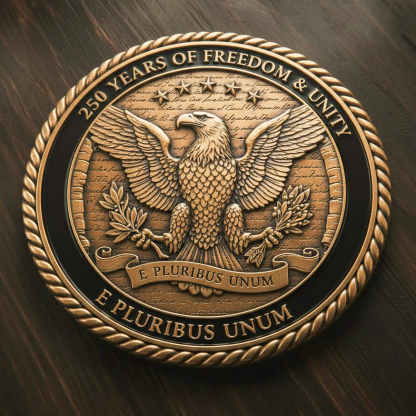 The Spark of Liberty ⭐: 250th Anniversary Commemorative Coin 🦅