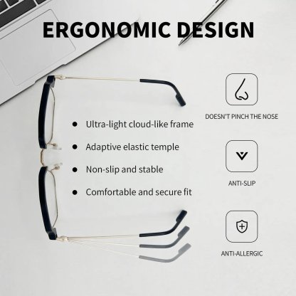 🔥BUY 1 GET 1 FREE👓✨ 2026 Smart Auto-Adjusting HD Reading Glasses — Intelligent Focus (0-400 Degree), Blue Light Blocking & All-Distance Vision (No More Swapping Glasses)