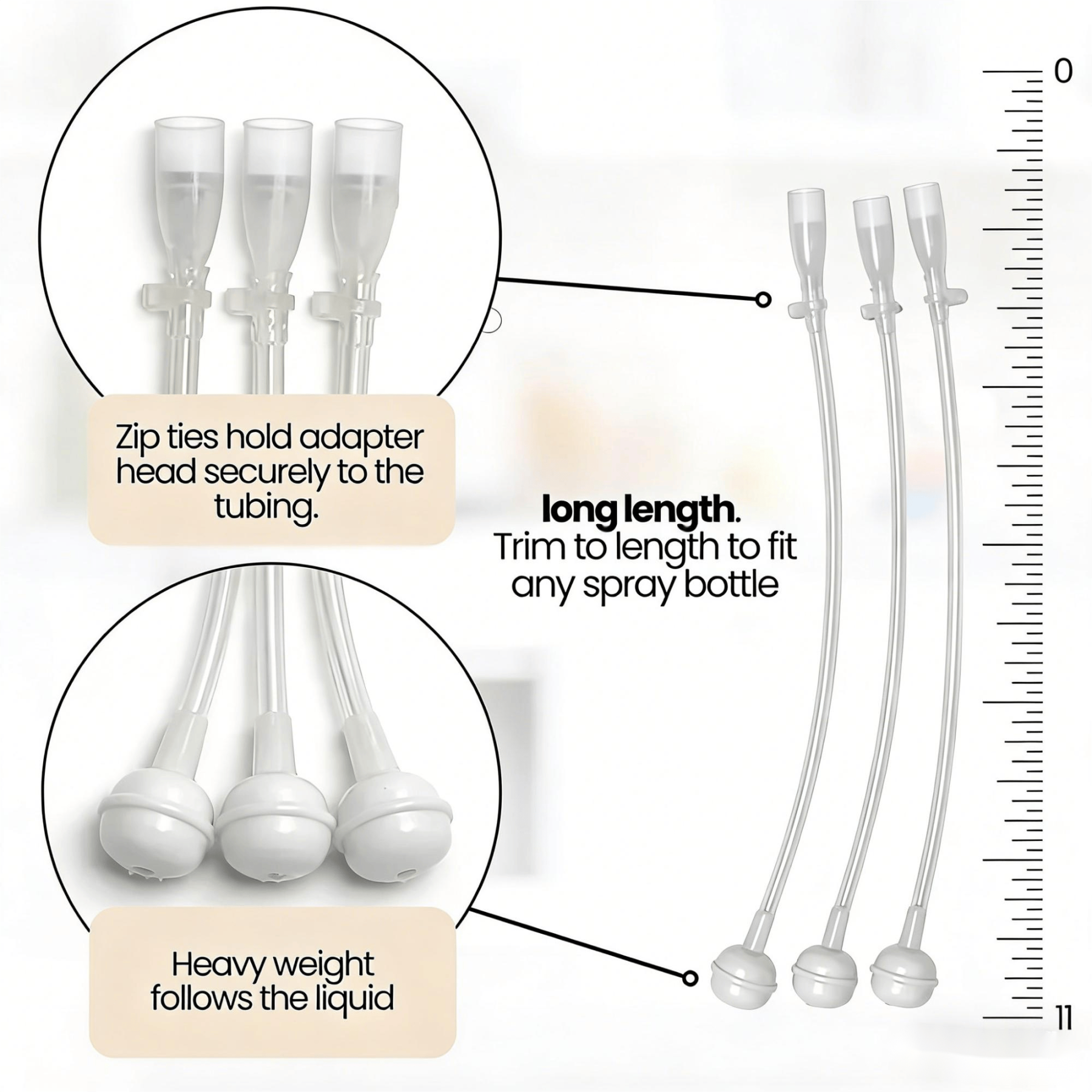 🔥Hot Sale 49% off🌟💦 3-Pack Universal Fit 360° Spray Bottle Adapter