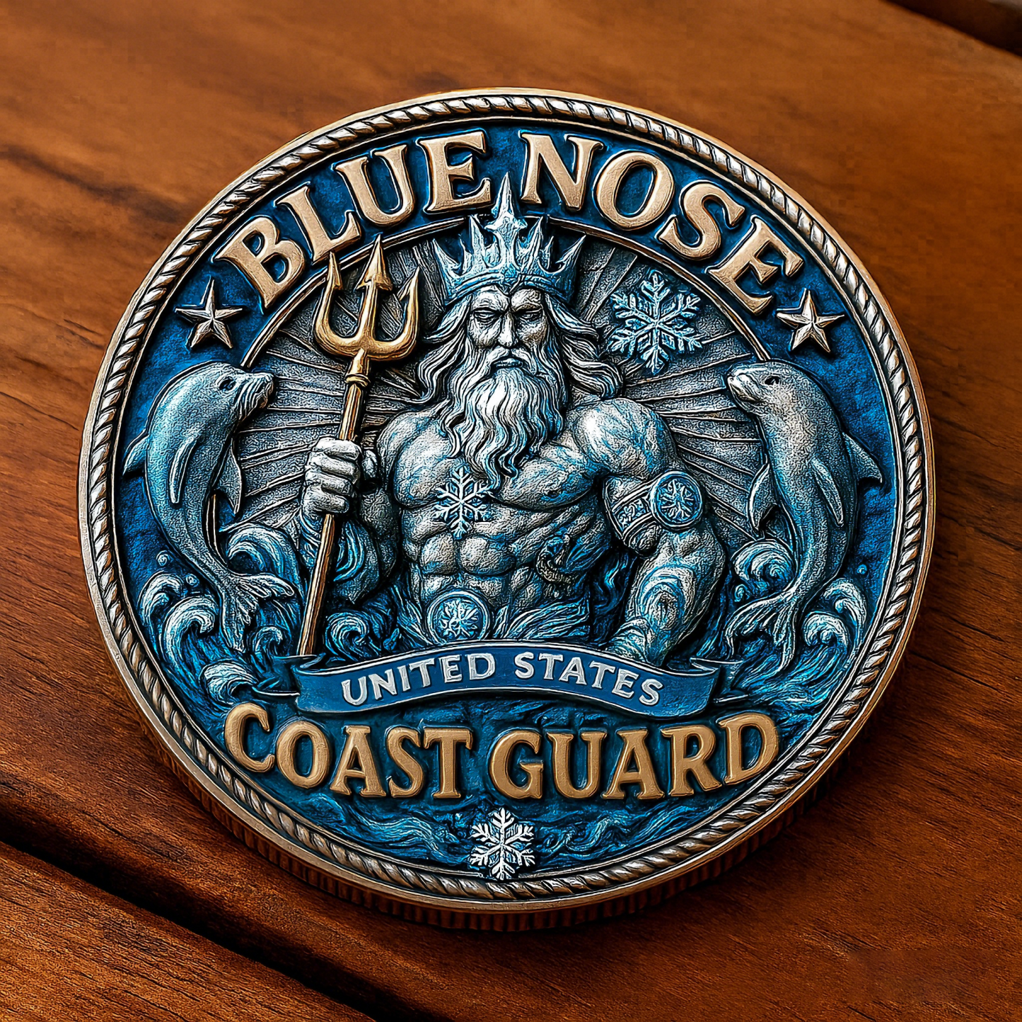 💥U.S. Coast Guard 'Blue Nose' Challenge Coin