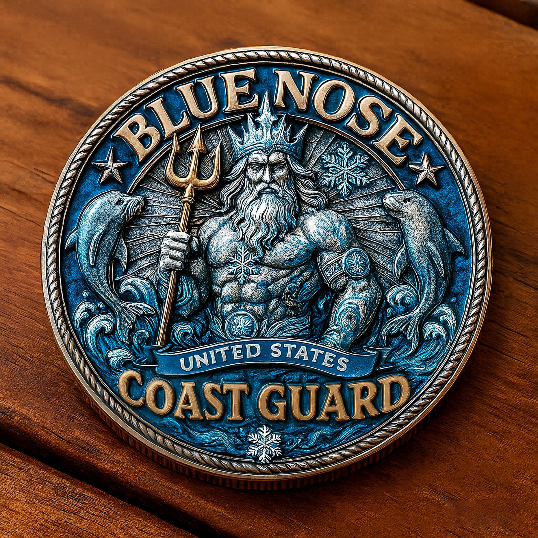 💥U.S. Coast Guard 'Blue Nose' Challenge Coin