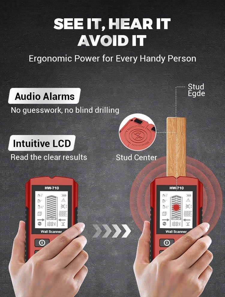 🪛Multifunctional Handheld Metal & Wall Detector