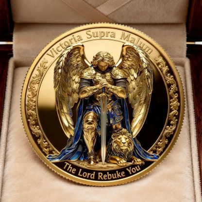 🏆Flash Sale 60% OFF - “The Lord Is a Warrior” – Faith & Victory Commemorative Coin ⚔️✝️
