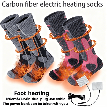 🎁Christmas Sale 49% OFF🎅Washable Rechargeable Heated Socks for Men & Women
