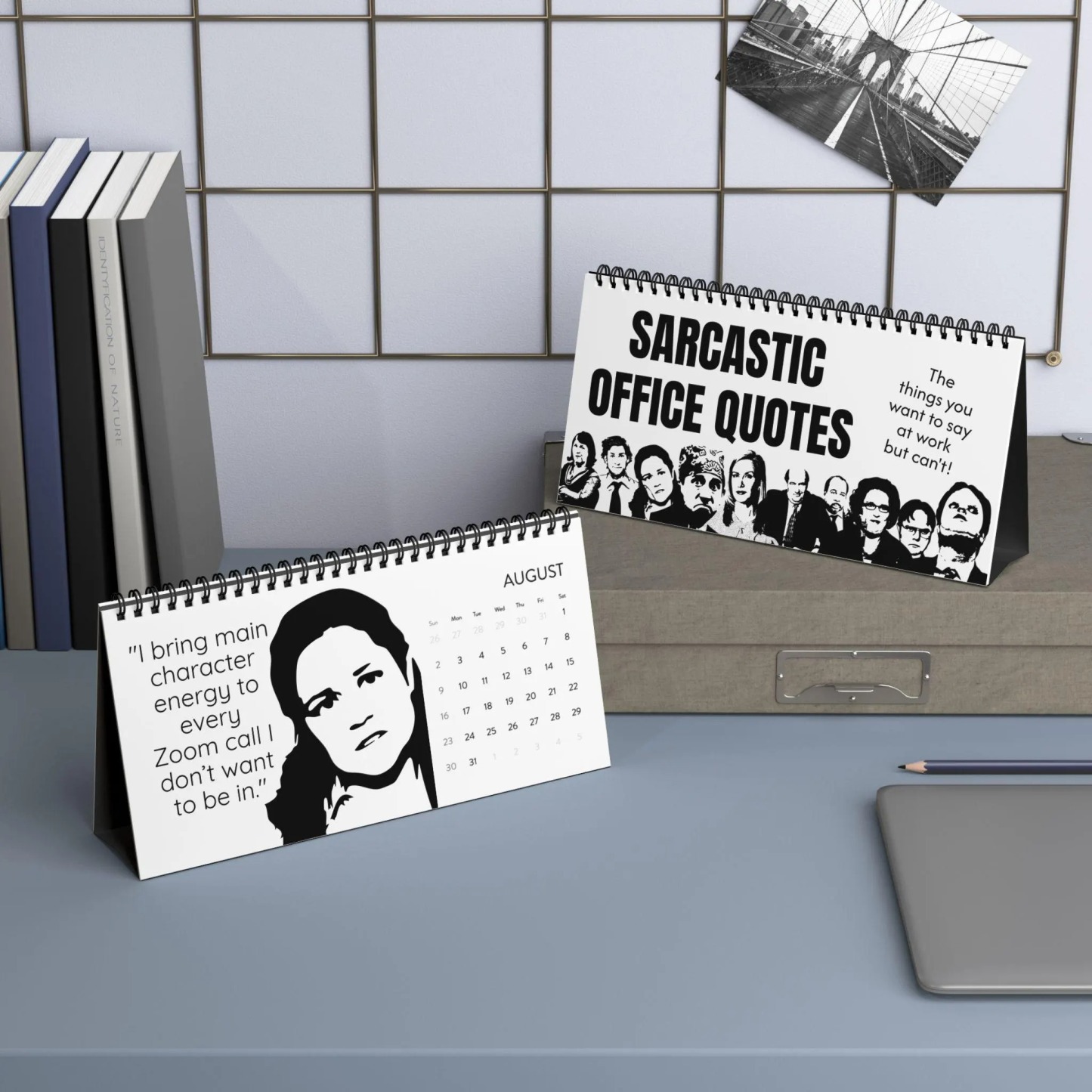 💥Sarcastic Office Quotes Desktop Calendar (2026)