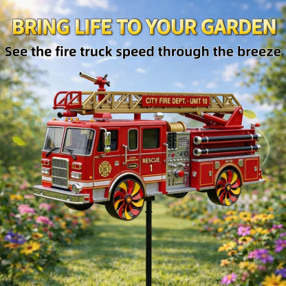🏆Last Day Promo: 49% OFF 🎖️Fire Truck Garden Wind Spinner Limited Edition