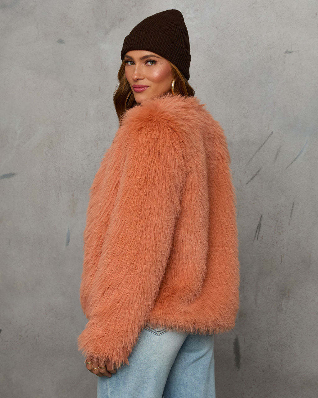 Warm Gather Faux Fur Coat-Matylis