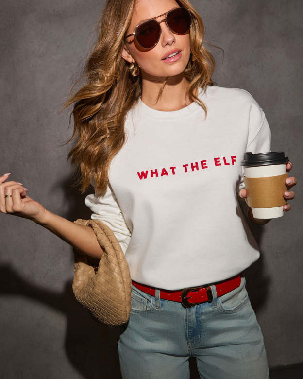 What The Elf Sweatshirt-Matylis