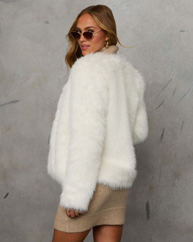 Warm Gather Faux Fur Coat-Matylis