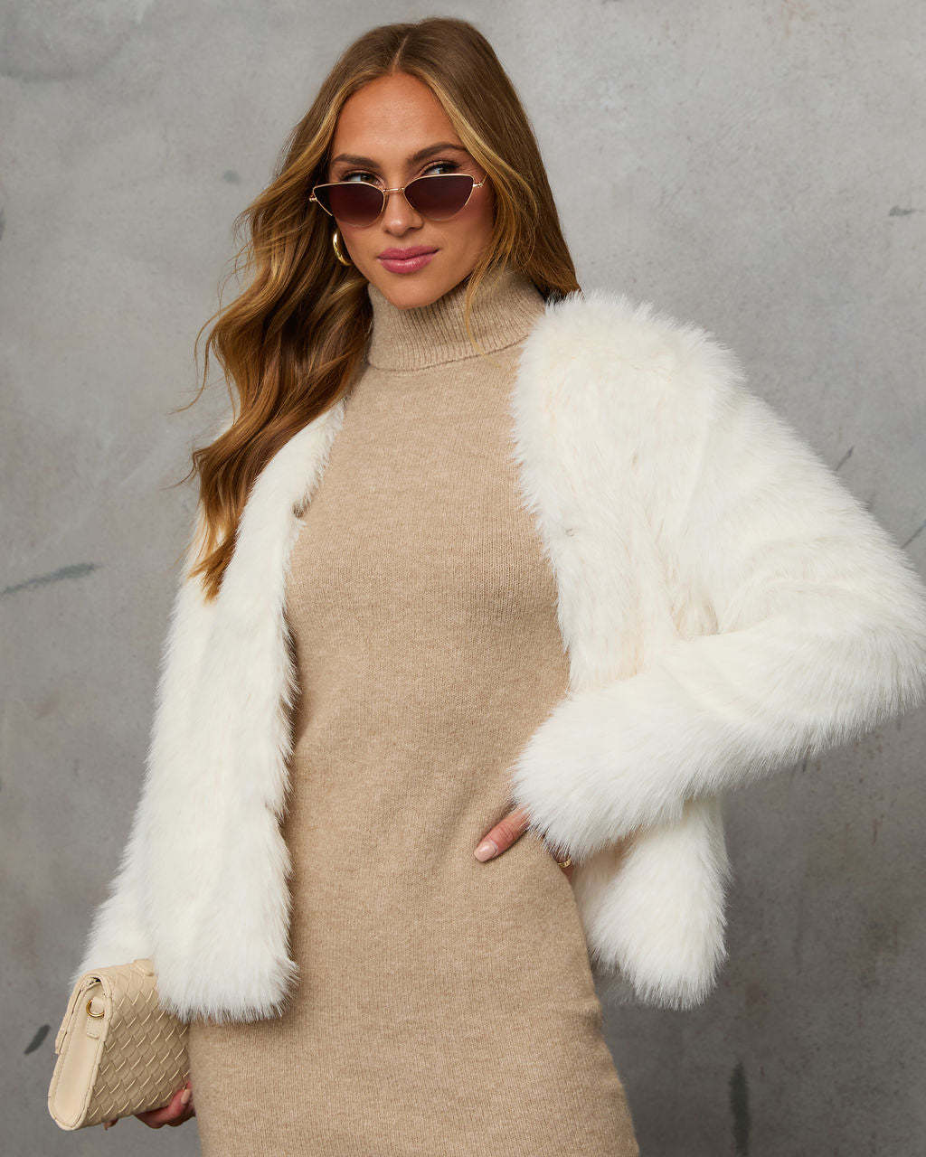 Warm Gather Faux Fur Coat-Matylis