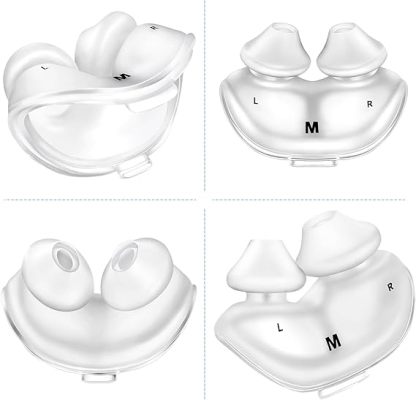 Replacement Nasal Pillow Cushion for ResMed AirFit P10 Medium - Soft Silicone CPAP Nasal Mask