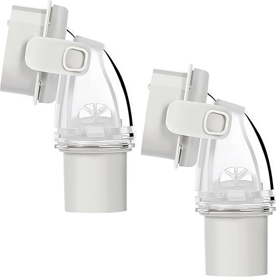 Swivel Elbow Connector Replacement for ResMed AirFit F20 F30 Series - Rotating CPAP Mask Fitting