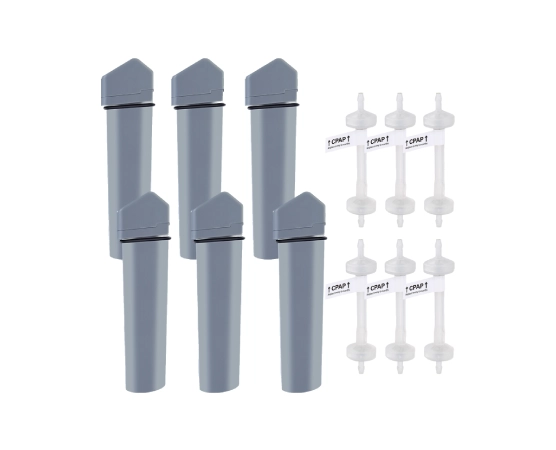 SoClean 2 replacement filter cartridge close-up highlighting the filter mesh construction and installation notch